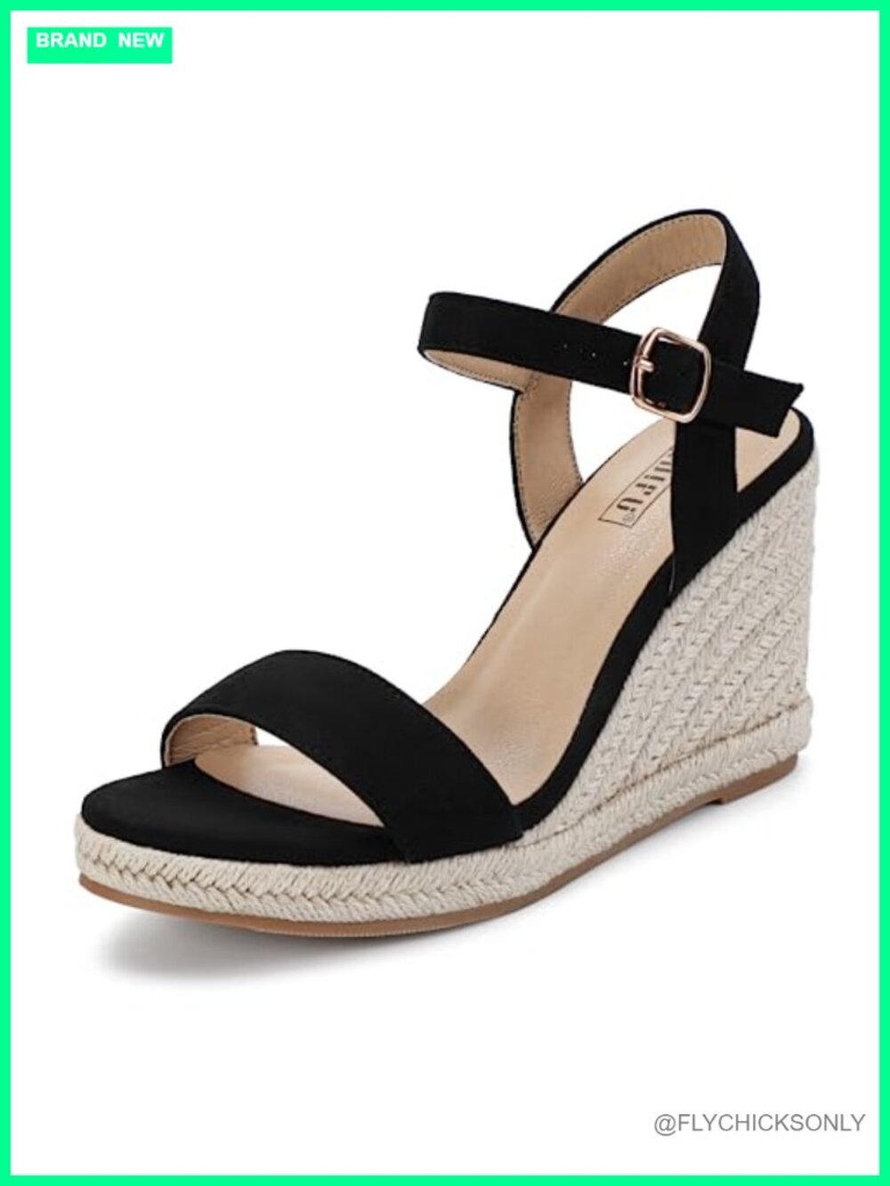 Espadrille Wedge Sandals Open Toe Platform Slingback
